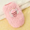 Ropa para Mascotas para Otoño e Invierno, Chaleco Cálido de Abejita de Dibujos Animados, Ropa para Perros Pequeños, Teddy, Bichón, Suministros para Gatos sin Pelo