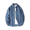 Camisa a cuadros retro japonesa de alta calidad para hombre, estilo informal americano, nueva camisa de primavera y otoño para comercio exterior transfronterizo.