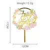 Tarjeta acrílica de impresión a color española transfronteriza falia dia mama madre te desea felicidad decoración de pastel para hornear