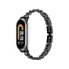 Adecuado para Xiaomi Mi Band 11, 10, 9m Correa Magnética Lanis, Hebilla Xiaomi 8, Metal de Acero Inoxidable de Tres Cuentas