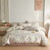 2026 Nuevo Otoño/Invierno Todo Algodón Ins Patrón Pequeño Floral 13372 Algodón Puro Estilo Campestre Sencillo Juego de Cuatro Piezas Funda de Almohada 48*74