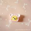 Resina de simulación oso tridimensional lechón pastel DIY accesorios tapón antipolvo material de belleza funda para teléfono de crema