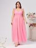 Vestido feminino elegante com gola quadrada e linha A plus size, vestido europeu e americano novo, cintura alta, costas nuas, vestido de noite