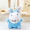 Lindo Bufanda Azul Marino Pato Peluche Colgante Llavero Decoración para Bolso de Pareja Muñeca Juguete Pequeño Juguete de Peluche