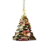 Pendente criativo de árvore de Natal para carro de produto novo transfronteiriço Decoração acrílica de Natal decoração de casa para feriado