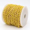 Nova cor transfronteiriça 3mm corrente de cristal diy joias artesanais frisados brincos de corrente material de joias