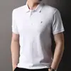 Camiseta de Algodón Peinado 100% Hengyuanxiang de Manga Corta para Hombre Nueva Verano 2025 Camiseta de Color Puro para Hombre Ropa de Verano para Hombre