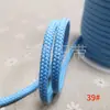 Corda Redonda Poliéster Sem Alma Espessura 5mm Núcleo Oco Corda de Poliéster Textura Grossa Corda para Bolsa Tecida à Mão Corda para Carregar Roupas Amarradas Cordão