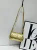 2026 Best-Seller Transfronteiriço Marca B Bolsa Feminina Trançada de Couro Bovino Pura Feita à Mão, Bolsa Quadrada Pequena Fashionável de Ombro, Bolsa Feminina de Ombro Cruzado