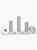M2.5M3M4M5M6M 8 304 tornillo de cabeza plana de flor de ciruelo de acero inoxidable cabeza delgada CM tornillo de cabeza plana de cabeza baja para computadora