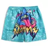 Pantalones de Playa para Hombre Secado Rápido Sueltos Dibujos Animados 3D Talla Grande Pantalones de Playa Ropa de Pareja Pantalones Cortos Estampados de Cinco Puntos Venta Directa de Fábrica