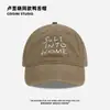 Gorra de Béisbol Bordada con Letras Estilo Luo Yuxiao para Mujer, Parte Superior Suave, Circunferencia de Cabeza Grande, Versátil Casual, Adelgazante de Rostro, Unisex