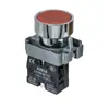 Interruptor de botão metálico indicador série XB2-BA3142 Botão plano Vermelho Verde Amarelo Azul Branco Preto