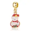 Decoraciones navideñas, pulsera DIY, colgante de árbol de Navidad, collar hecho a mano, colgante de dibujos animados, adornos festivos, decoraciones colgantes, regalos