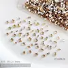 Mini Pedrería con Parte Trasera Plana Decoraciones para Uñas Celebridad de Internet Super Brillantes Tamaño Pequeño Corazón Mariposa Gota de Agua Pedrería de Relleno Accesorios Mixtos