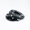 Aleación de aluminio 6061-T6 5*114.3 rueda negra junta ensanchada espaciador brida coche modificado