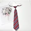 Gravata JK masculina e feminina estilo uniforme japonês coreano versátil estudante universitário camisa listrada material escolar dk curta moda-livre