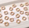 Cuentas de Acrílico Brillante con Forma de Rosquilla de 16 mm Hechas a Mano para Pulseras con Cuentas, Llaveros, Joyería, Materiales y Accesorios