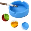 Cinzeiro de silicone, antiderrapante, resistente ao calor e fácil de limpar, cenas internas e externas, eliminação universal de odores, multicolorido opcional