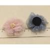 Acessórios de flor de sapato atacado DIY coreano feito à mão placa de fio flor acessórios de cabelo para crianças anel de cabelo segurando materiais decorativos de flores