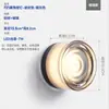 Lámpara de Pared de Cristal Minimalista Moderna Diseñador Nórdico Restaurante Pasillo Dormitorio Mesita de Noche Lámpara Decorativa de Atmósfera Faro de Espejo