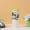Taza Térmica Portátil Estilo Pintura al Óleo de Van Gogh, Taza de Café para Coche de Gran Capacidad, Taza para Hielo, Vaso de Agua para Estudiantes de Acero Inoxidable, Personalizada