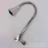 Grifo de lavabo, agua fría solamente, aleación de zinc, montado en la pared para balcón, grifo giratorio universal para lavabo de lavandería, cabezal a prueba de salpicaduras