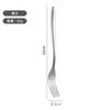 Talheres de aço inoxidável Moonlight Tableware Cross-border Faca, garfo e colher espessados Hotel Western Food Set Colher