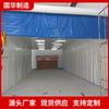 Suprimento suficiente de cabine de pintura com fluxo total fácil de usar sala de cozimento com aquecimento a diesel cabine de pintura úmida