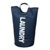 Mango de Aluminio Estilo Nuevo Cesta para Ropa Sucia Hogareña Cesta de Almacenamiento para Ropa Sucia Barril Redondo Bolsa de Almacenamiento Cesto Plegable para Ropa Sucia Gran Capacidad