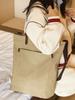 Bolso de Lona para Mujer Verano 2025 Nueva Moda Estudiante Universitario Clase Viajero Bolso Tote Gran Capacidad Bolso de Hombro