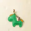 Hazte Rico Inmediatamente, Pareja de Dibujos Animados de Cuero, Exquisitos Accesorios de Colgante Pequeño, Cadena de Bolso de Gama Alta, Llavero Creativo para Coche