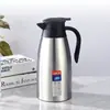 Chaleira de Boas-Vindas em Aço Inoxidável Garrafa Térmica de Parede Dupla com Isolamento a Vácuo Presente de Hotel Chaleira de Água Quente Transfronteiriça Panela de Água Morna Garrafa Térmica