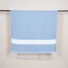 Toalha de Praia Jacquard Transfronteiriça, Absorvente de Água, Secagem Rápida, Toalha de Praia Multicolorida, Xale de Proteção Solar para Beira-Mar, Toalha de Praia Grande para Exterior
