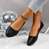 Talla Grande Comercio Exterior Transfronterizo Zapatos de Vestir Individuales Mujer 2026 Otoño Nuevos Mocasines Casuales de Boca Baja Slip-on Zapatos de Vestir Individuales para Mujer