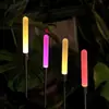 Luzes de Bolha Acrílicas Solares para Jardim Transfronteiriças Bastão de Bolhas de Cana ao Ar Livre Luzes para Gramado Decoração de Jardim Luzes de Ambiente