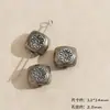 Prata Três Cores Oca Dupla Felicidade Alienígena Fio de Contas Pequeno para Vaso String Colar DIY Feito à Mão Contas Espaçadoras Acessório de Joia Materiais