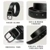 Cinturón para Mujer de Cuero PU Hebilla de Pin Simple Versátil Decorativo Estilo Coreano Casual Cinturón de Cuero Suave para Combinar con Falda Jeans