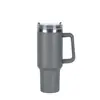 Taza de Coche de Primera Generación Transfronteriza de 40 oz Gran Capacidad Acero Inoxidable 304 con Asa de Vacío Aislamiento Térmico para Coche Taza de Hielo Portátil