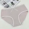 Roupa íntima de Algodão Puro para Estudantes, Roupa íntima Antibacteriana de Algodão de Cintura Média para Meninas, Cuecas de Algodão para Bebês