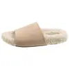Versión de piel de vaca~ Zapatillas peludas genuinas de cuero suave, suela suave, para mujer, nuevo modelo de verano, cómodas, perezosas, para exteriores, de algodón