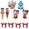 Nuevo Clip Acrílico de Nezha Palo de Mano de Nezha Diadema Globo de Película de Aluminio Estilo Dibujo Animado Infantil Personaje Globo Decorativo para Niños