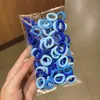 Anillo de Toalla Infantil Duradero de Colores Dulces Anillo para el Pulgar del Bebé de Alta Elasticidad Diadema de Banda de Goma para Niña No Lastima el Cabello Adorno para la Cabeza