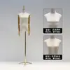 Tienda de ropa accesorios para maniquíes mujeres escaparate plataforma de medio cuerpo perchero de ropa muñeco falso maniquí de vestido de novia expositor
