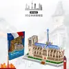 Quebra-Cabeças Estéreo Transfronteiriços, Série Arquitetônica Mundialmente Famosa, Auxílios de Ensino de Geografia, Modelos Montáveis DIY, Brinquedos de Ciência e Educação, Divertido
