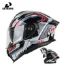 Atacado de Fabricante de Capacetes para Motocicleta para Homens e Mulheres, Capacetes Bluetooth Full-Face, Proteção Fresca Anti-Embaçante para Pilotagem de Veículos Elétricos