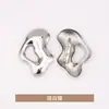 Broche Anel de Metal Irregular, Fecho de Corsage Fashion Retro, Acessório de Roupa, Alfinete Anti-Exposição