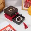 Caja Tradicional de Doble Apertura de Malla Hueca de Gama Alta Heritage para Guardar Coleccionables de Oro y Jade, Caja de Almacenamiento con Cajón, Al por Mayor en Stock