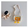 Lindo Bolso de Lona Cruzado para Niños de Dibujos Animados Niño Bolso de Lona Cruzado Casual Monedero Patatas Fritas Niña Salir Mochila para Bebé