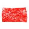 Europa y Estados Unidos transfronterizo nueva moda tie-dye banda para el cabello yoga correr fitness deportes diadema absorbente de sudor banda para el cabello de ala ancha